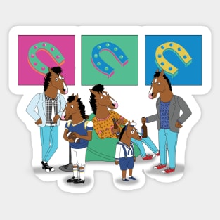 Group of Bojacks Sticker